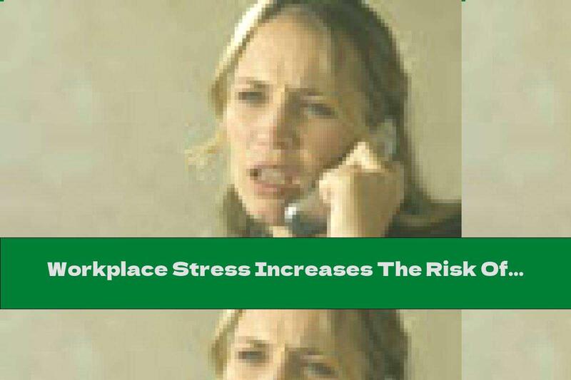 Workplace Stress Increases The Risk Of Obesity